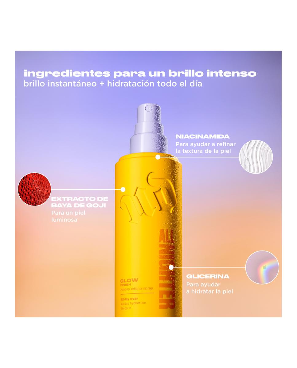 Imagen 9 de Spray Fijador de Maquillaje Glow All Nighter 30 Ml Urban Decay - Glow 30 ml Glow