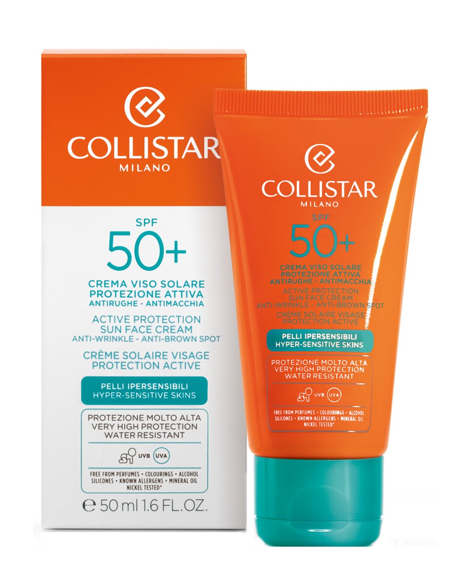Crema Solar Proteccion Activa Cara Spf 50+, Collistar - 50 ml 2