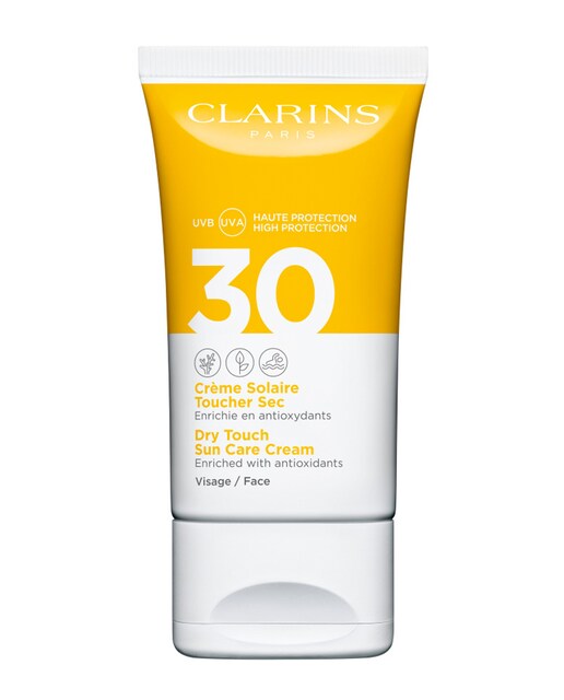 Crema Solar Rostro Tacto Seco Spf 30, 50 ml Clarins