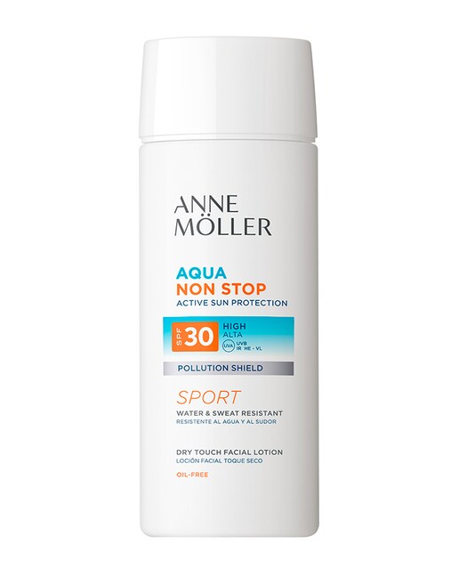 Loción Facial Toque Seco Non Stop Aqua SPF30 75 ml Anne Möller