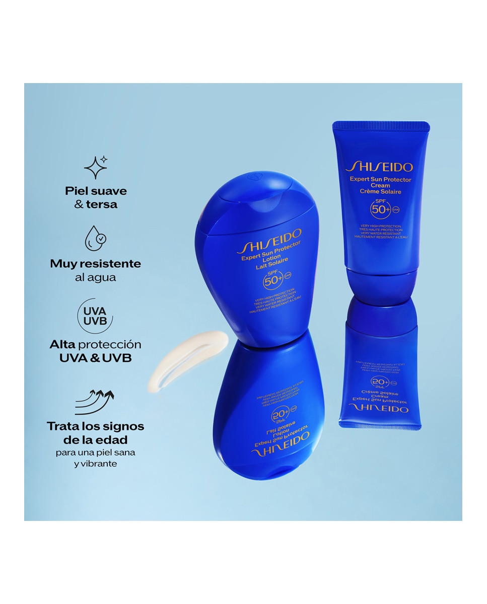 Crema Expert Sun Protector SPF50+ 50 ml Shiseido - 50 ml 7