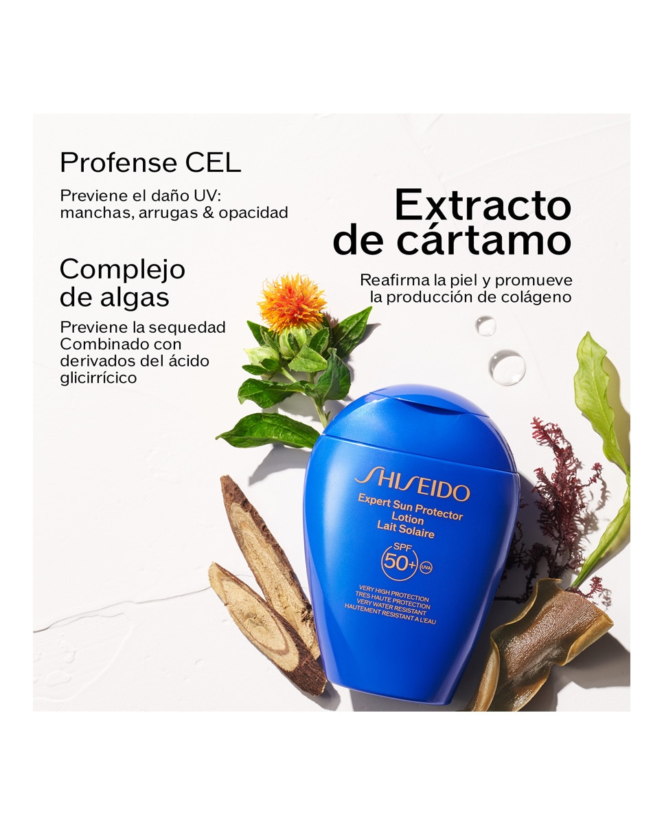 Imagen 3 de Loción Solar Expert Sun Protector SPF50 150 ml Shiseido - 150 ml