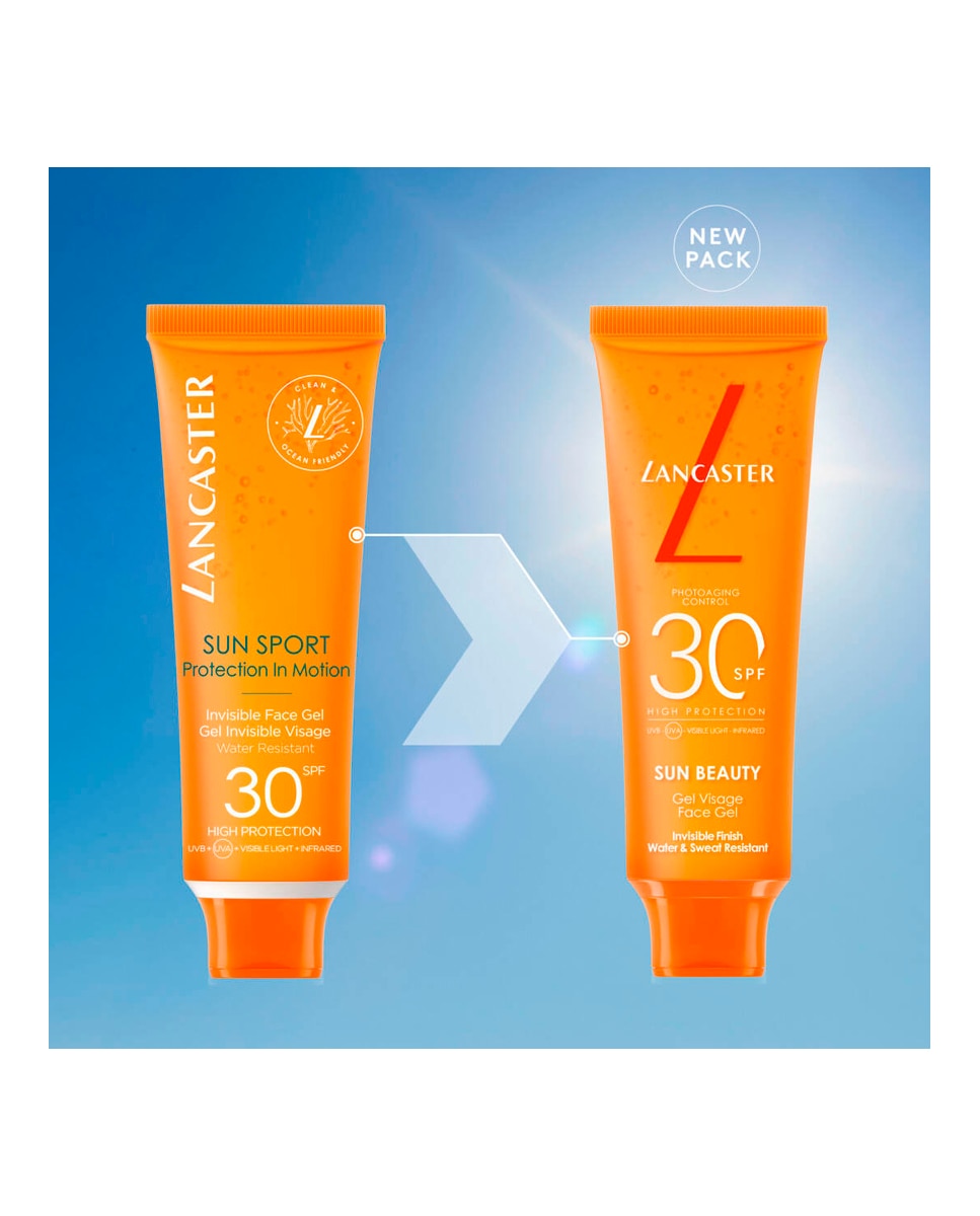 Protector Solar Facial Sun Beauty SPF30 Lancaster - 50 ml 6