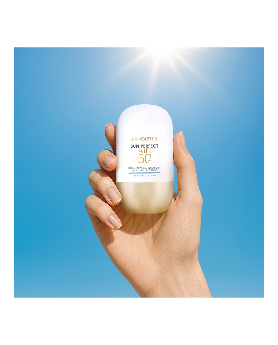 Sun Perfect AIR Daily Invisible Fluid SPF50 24H Hydration Lancaster - 40 ml 5