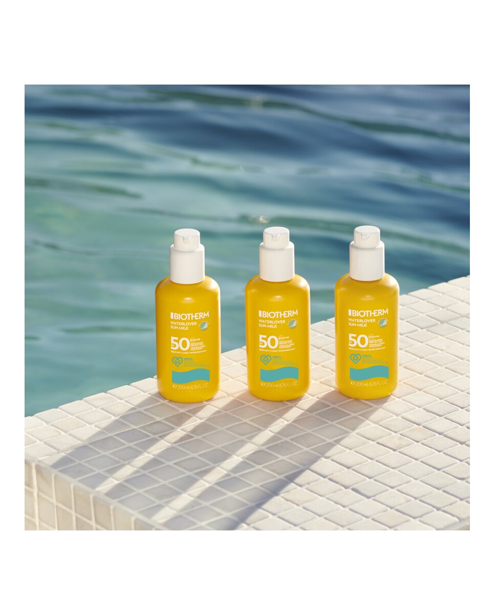 Protección Solar Waterlover Sunmilk SPF50 Biotherm - 200 ml 7