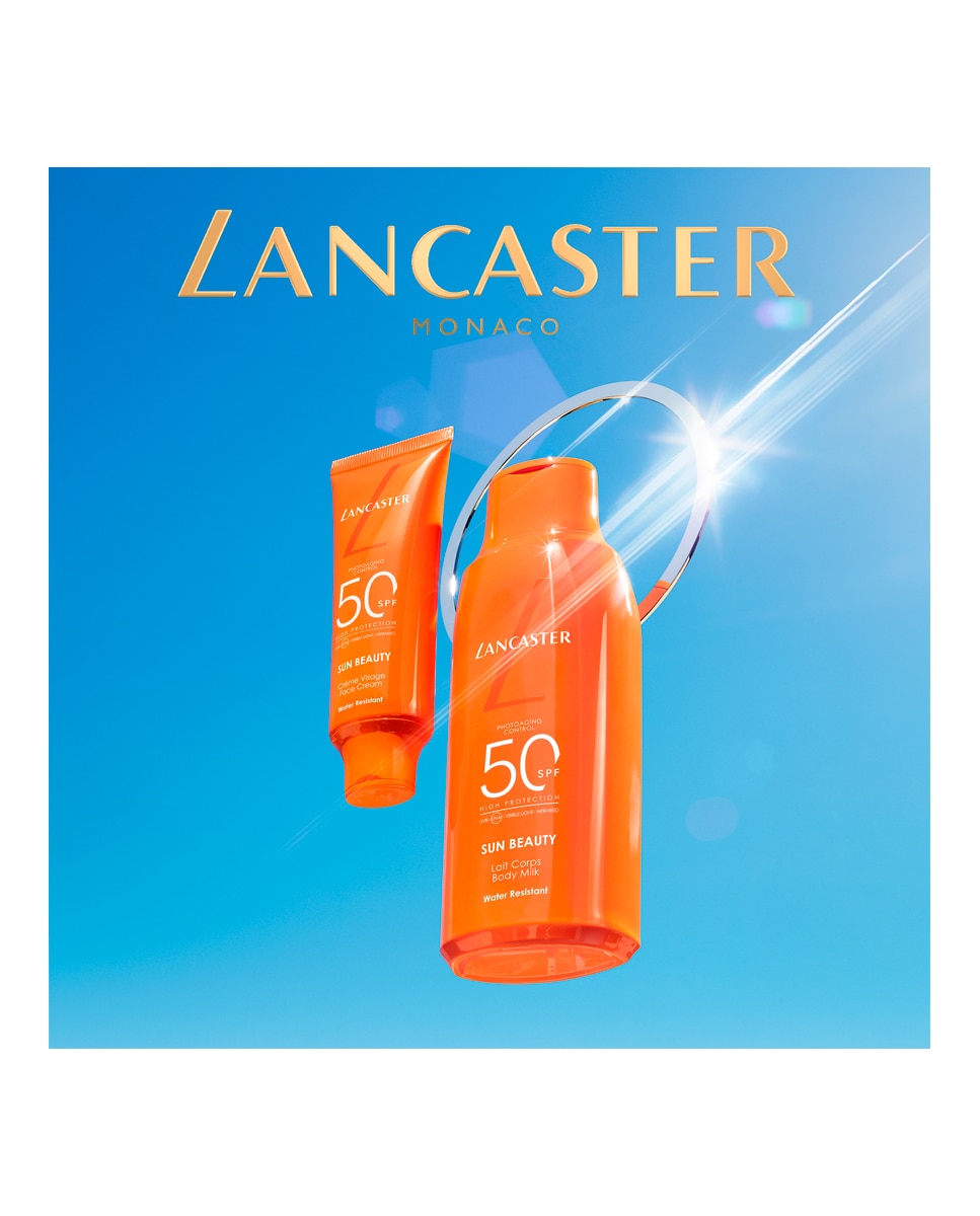 Loción Bronceadora Sun Beauty Care SPF50 Lancaster 6
