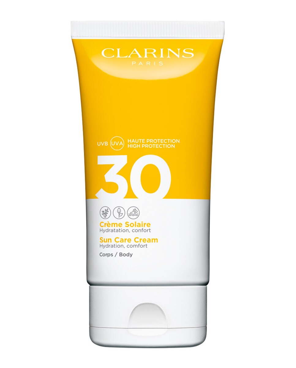 Crema Solar Hidratante Alta Protección  Uva / Uvb Spf 30 Clarins 1
