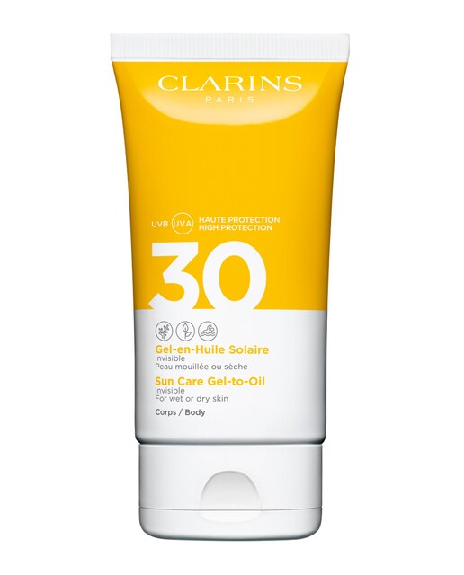 Imagen 0 de Gel-Aceite Solar Invisible Alta Protección Uva / Uvb Spf 30 Clarins