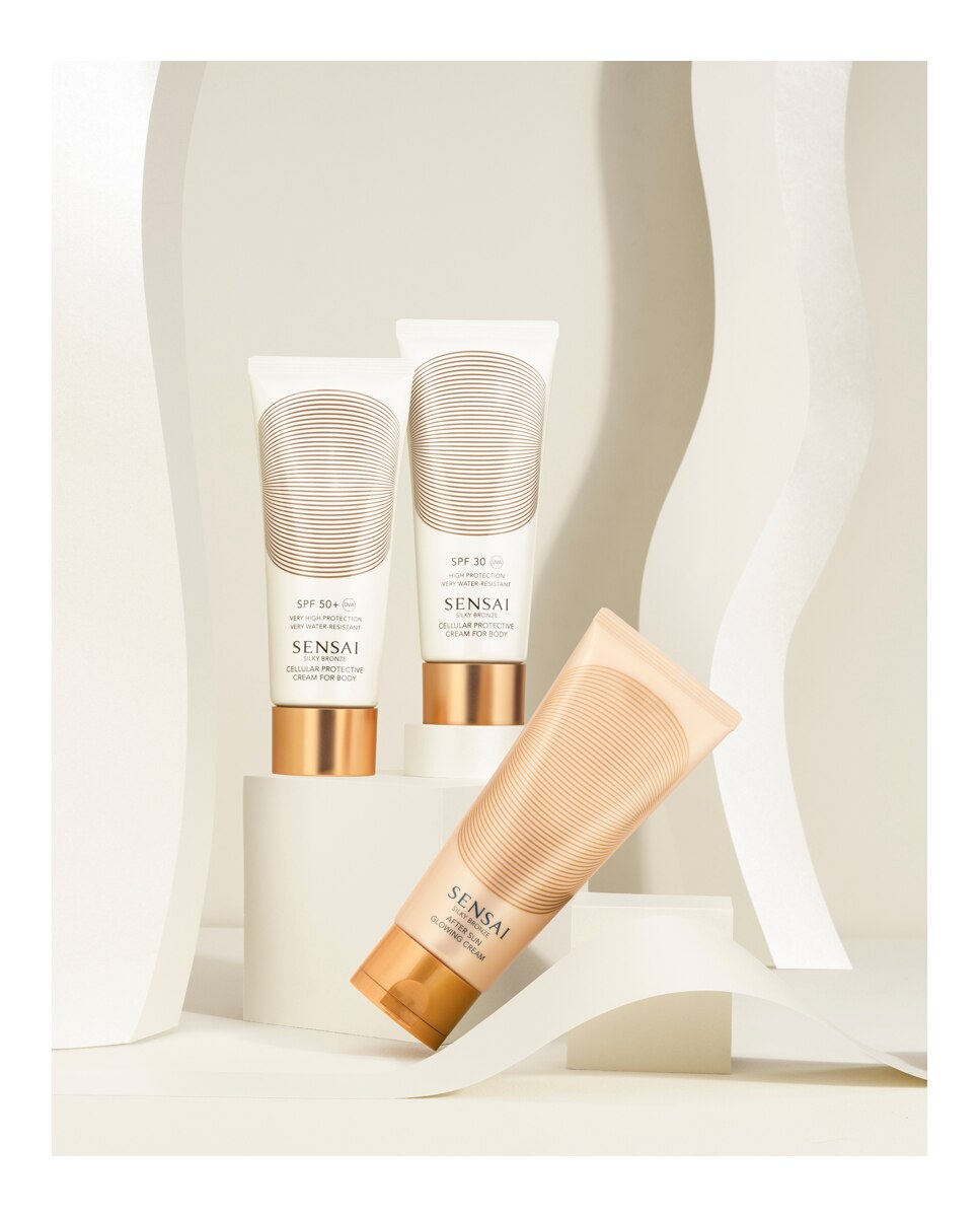 Protector solar corporal Silky Bronze Cellular Protective Cream for Body SPF30 Cellular Protective Sensai - 150 ml 2
