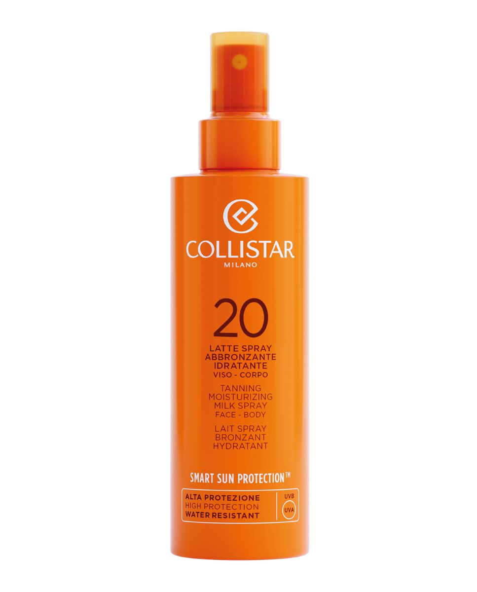 Imagen 0 de Leche Spray Bronceador Hidratante Rostro-Cuerpo Fps 20 Collistar