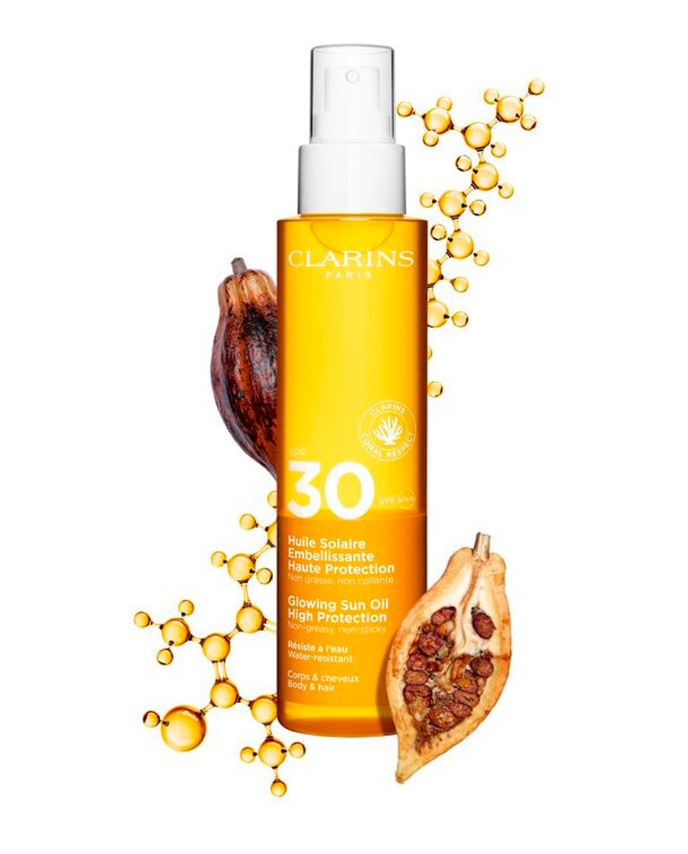 Aceite Solar Embellecedor Alta Protección SPF 30 Clarins - 150 ml 3