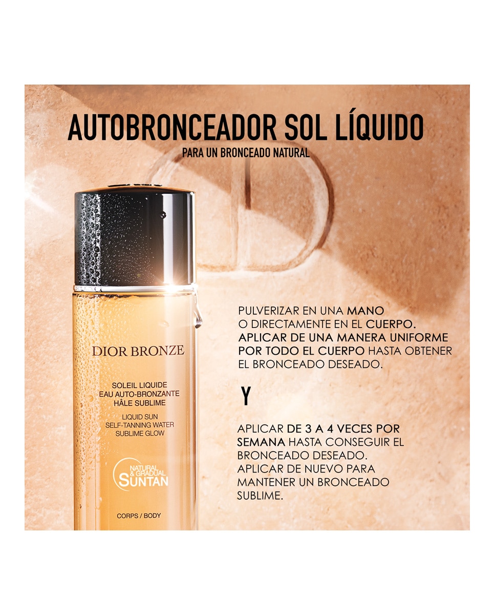 Sol líquido - agua autobronceadora - bronceado sublime - 100 ml 3