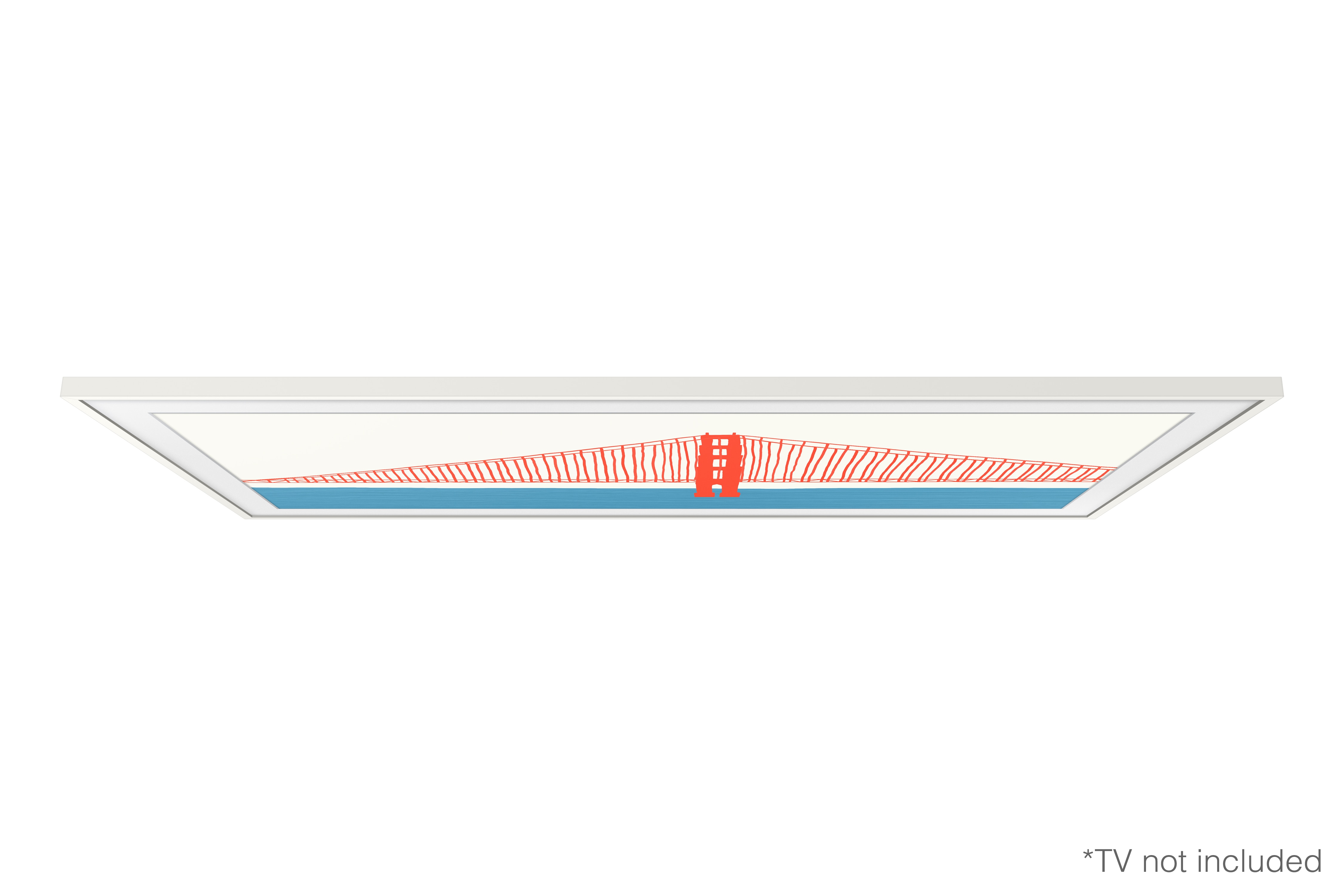 Marco para TV Samsung The Frame 2021 43" VG-SCFA43WTBXC - Blanco Blanco-4