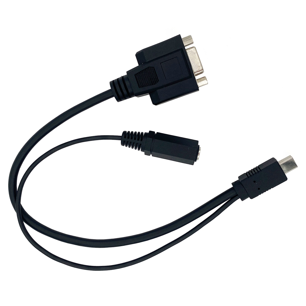 Adaptador de conexión Loewe Mini DisplayPort macho a VGA+audio Negro-2
