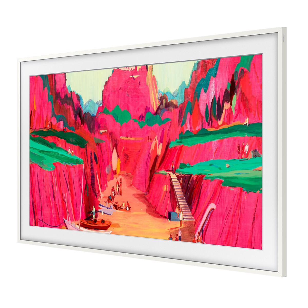 Marco para TV Samsung The Frame / The Frame Pro 2025 75" VG-SCFF75WTBXC color blanco Blanco-3