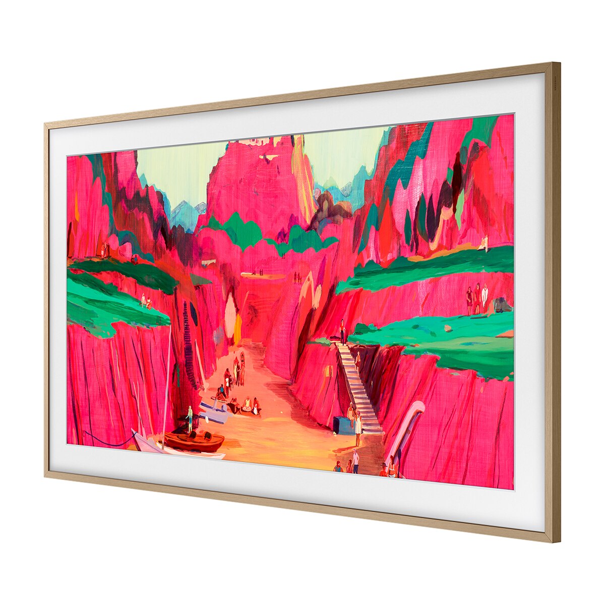 Marco para TV Samsung The Frame / The Frame Pro 2025 75" VG-SCFF75TKBXC color teca Teca-3