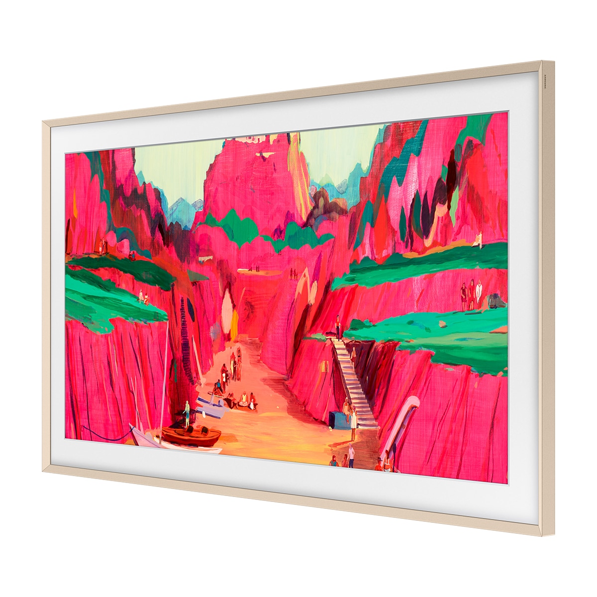 Marco para TV Samsung The Frame / The Frame Pro 2025 65" VG-SCFF65SGMXC color arena metalizada Arena-2