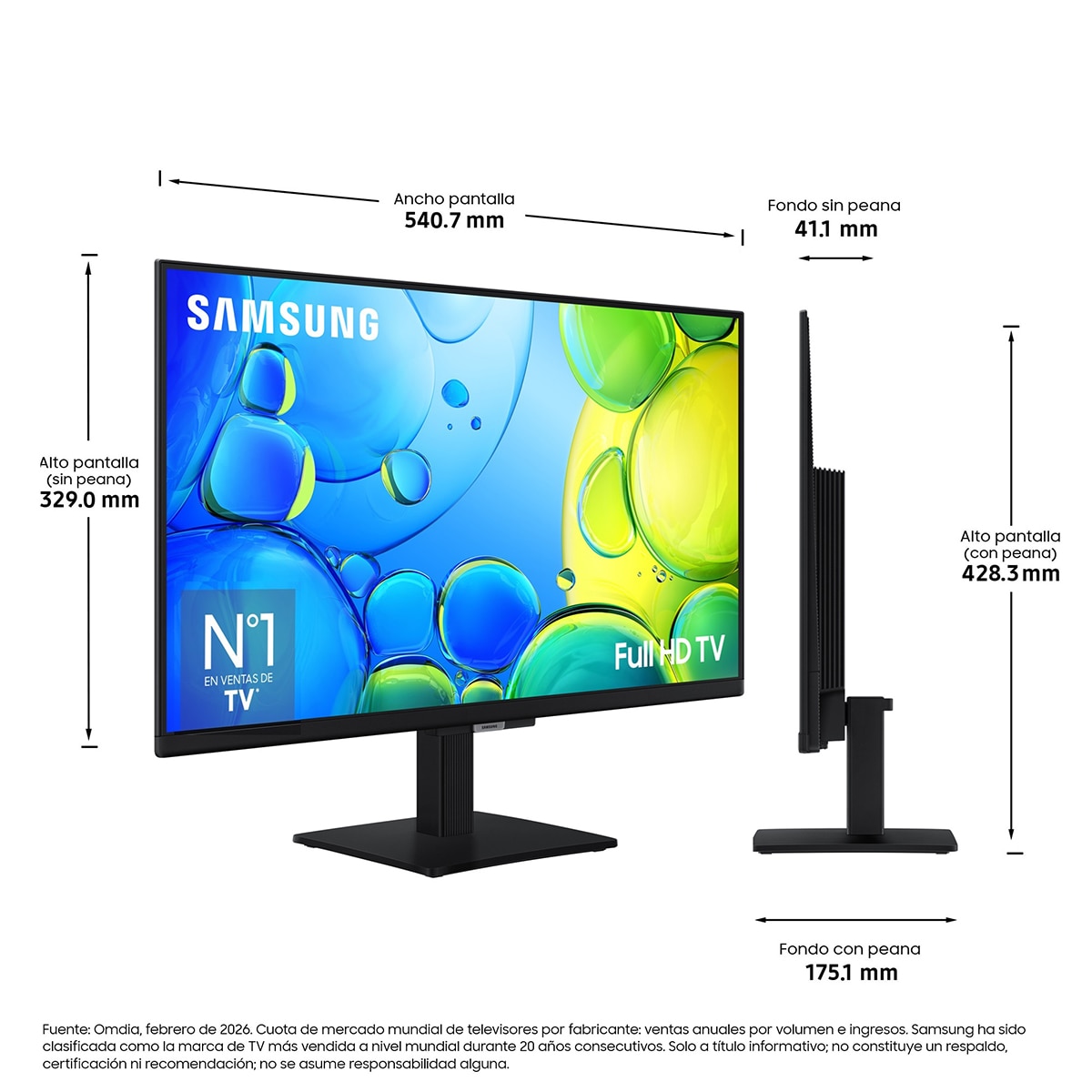 TV LED 24" (60 cm) Samsung Full HD TU24F6005FKXSP Smart TV Preto-10