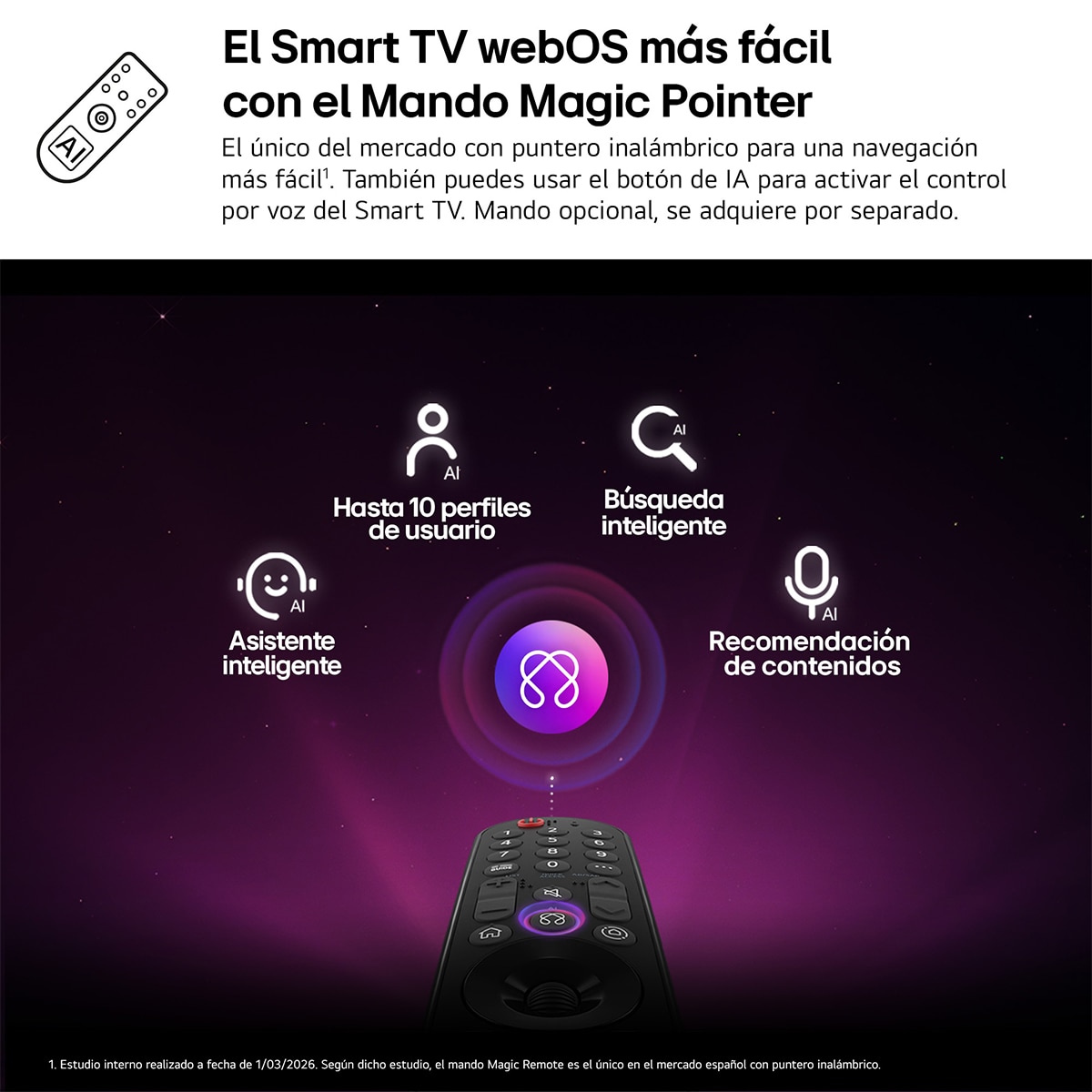 TV LED 60 cm (24") LG AI 24LB70006LA.AEU, Full HD Smart TV 2026 - Gris oscuro / Negro Gris oscuro / Negro-9