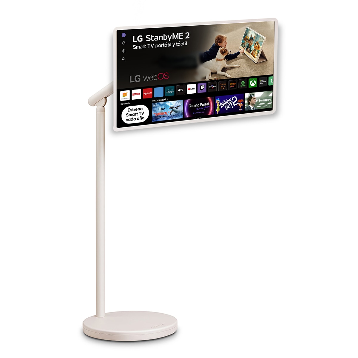 Imagen 0 de Smart TV LED 67 cm (27") LG StanbyME 2, 60 Hz, QHD, portátil y con pantalla táctil, procesador Inteligente a8 IA, HDR10, webOS 24