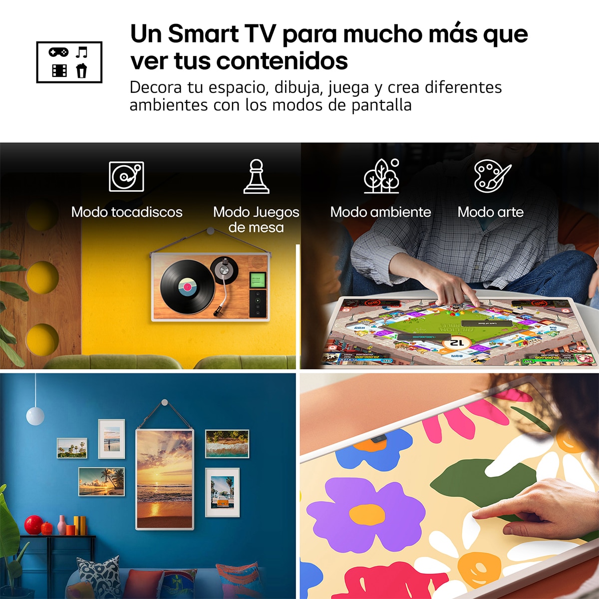 Smart TV LED 67 cm (27") LG StanbyME 2, 60 Hz, QHD, portátil y con pantalla táctil, procesador Inteligente a8 IA, HDR10, webOS 24 Beige-14