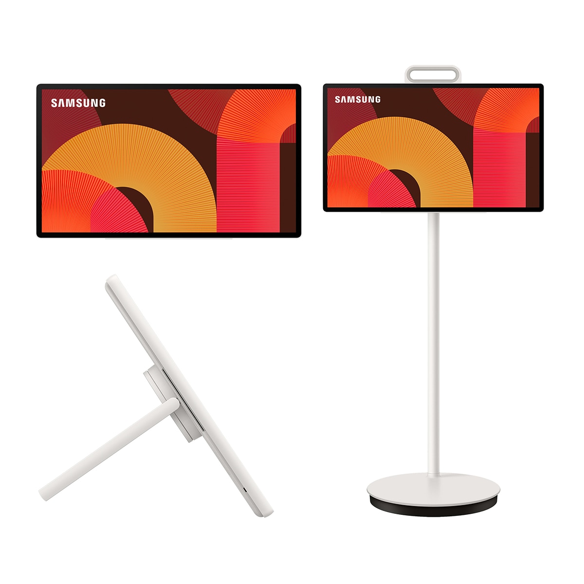 Smart TV Portátil LED 68,5cm (27") Samsung The Movingstyle UE27LSM7FAXXXE, QHD Blanco-6
