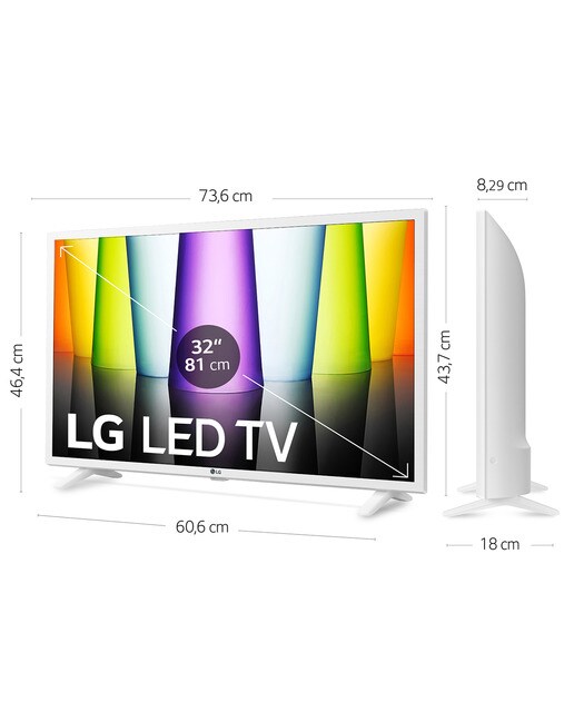 TV LED 80cm (32") LG 32LQ6380LC Smart TV Blanco-2