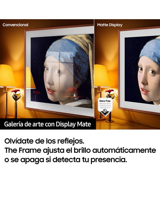 TV QLED 80 cm (32") Samsung The Frame TQ32LS03C 4K Display Mate, Smart TV para colgar en pared con soporte Slim incluido 3
