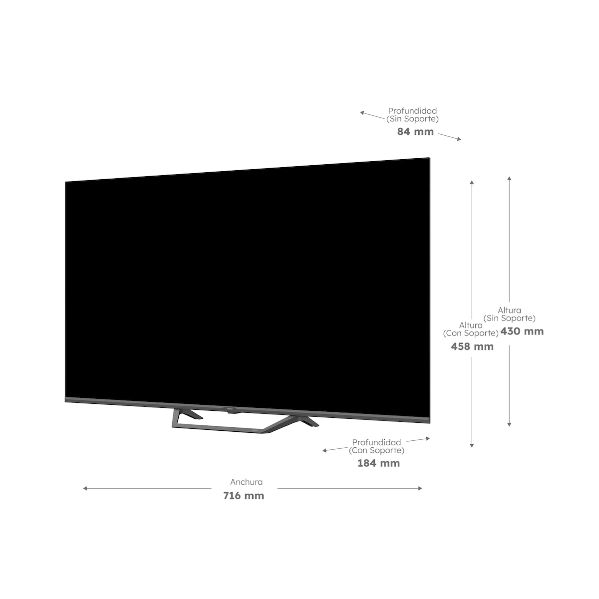 TV QLED 80cm (32") Haier H32S80EFX S80E Series Full HD, Smart Google TV, HDR10 Negro-2