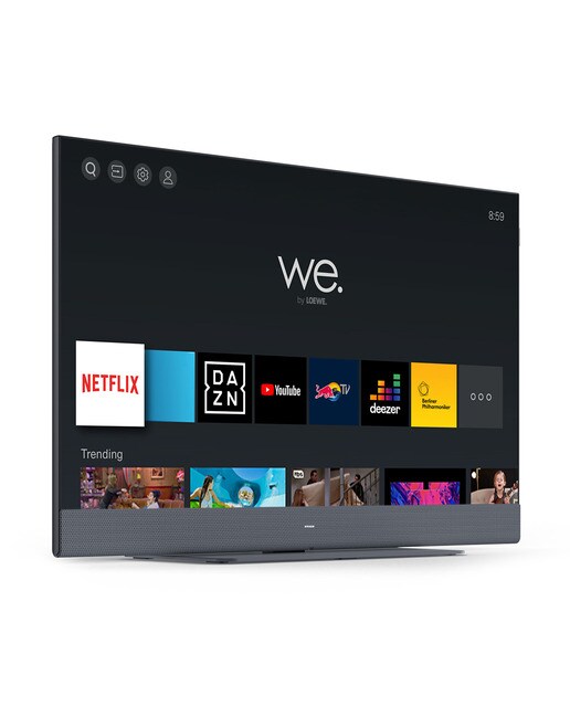 TV LED 81 cm (32'') We. SEE by LOEWE 32 FHD, HDR, Wi-Fi y Smart TV, sonido frontal 60W Gris oscuro-2