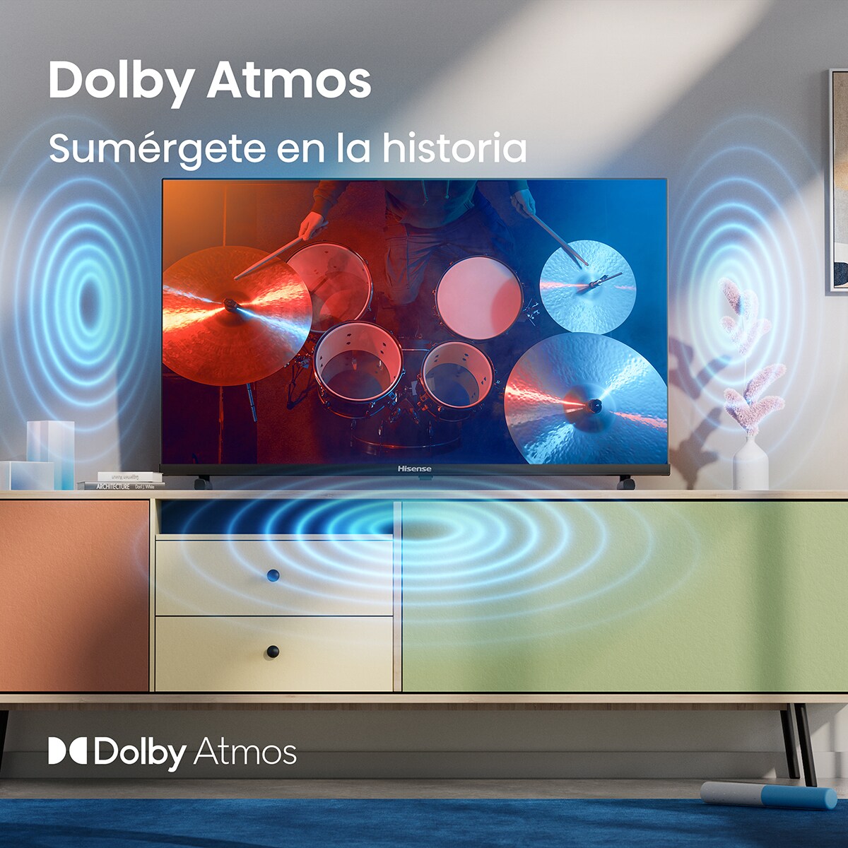 TV QLED 80 cm (32") Hisense 32A5Q, Full HD, Smart TV Negro-4