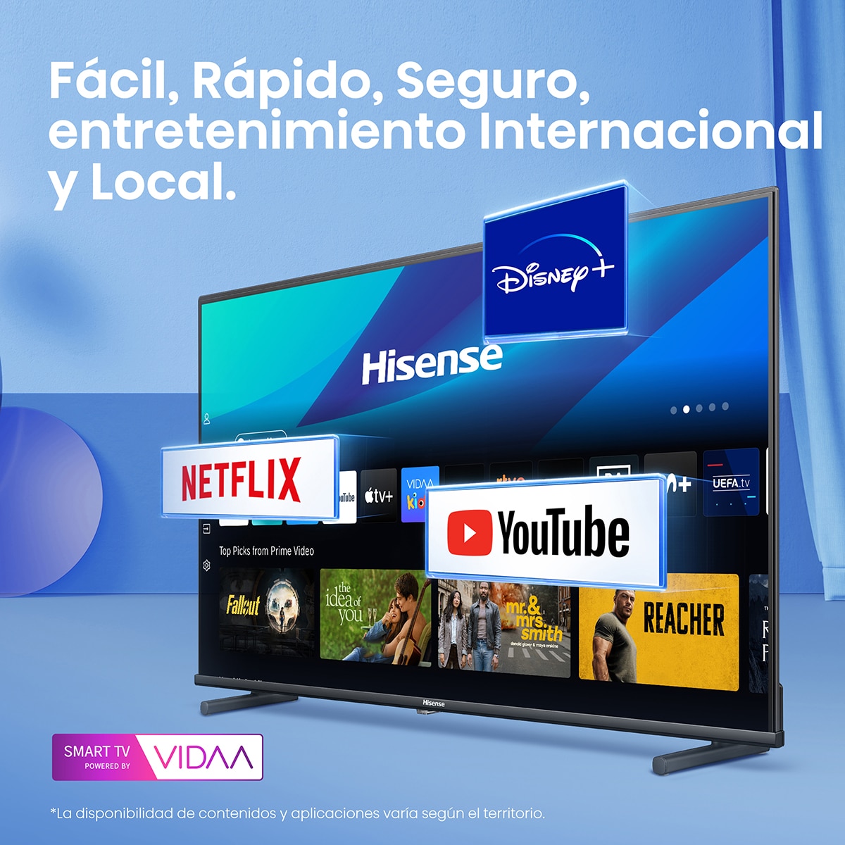 TV QLED 80 cm (32") Hisense 32A5Q, Full HD, Smart TV Negro-9