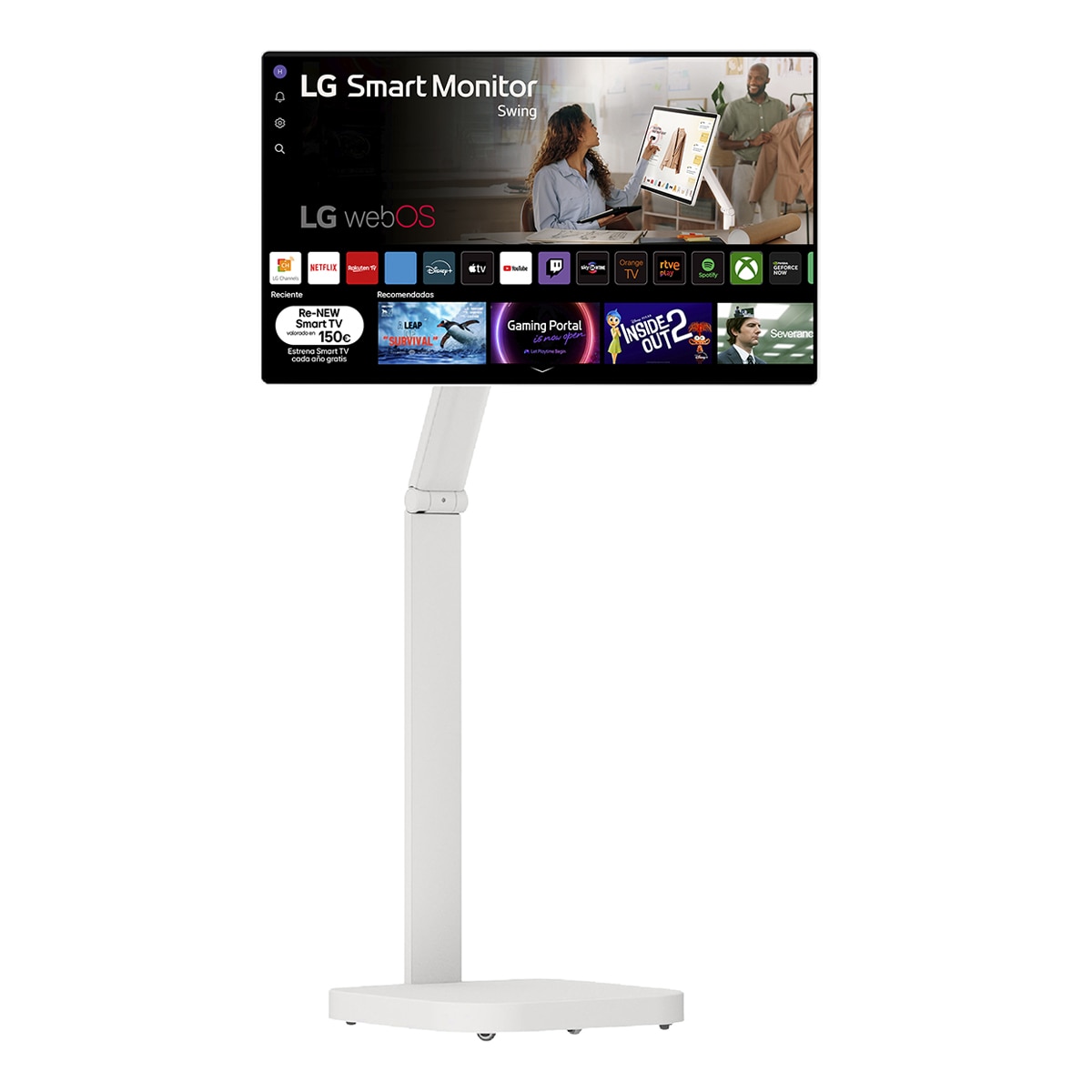 Imagen 0 de LG Smart Monitor Swing, 80cm (31,5"), 60 HZ, 4K UHD, táctil, LG webOS 24, peana portátil y flexible