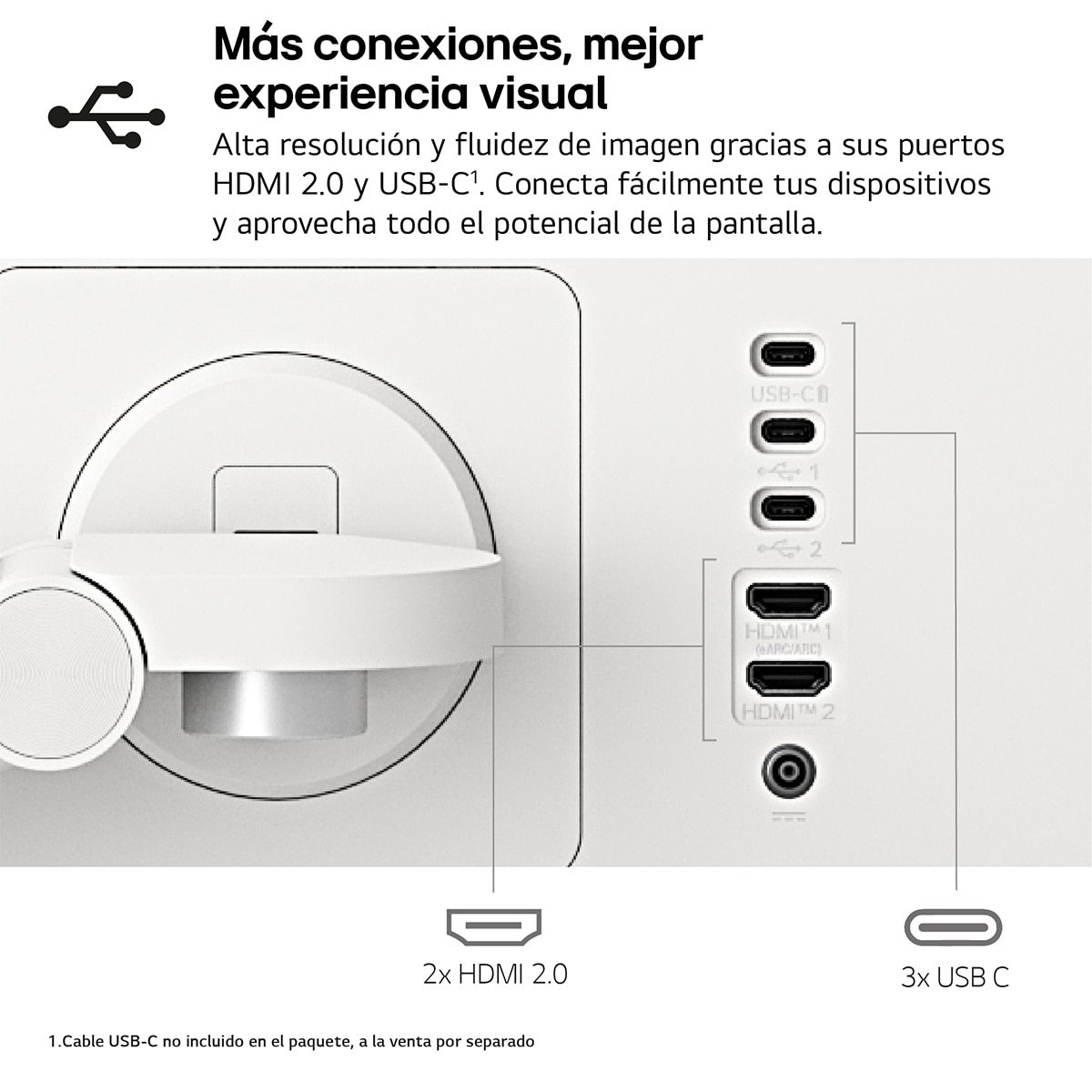 LG Smart Monitor Swing, 80cm (31,5"), 60 HZ, 4K UHD, táctil, LG webOS 24, peana portátil y flexible Blanco-14
