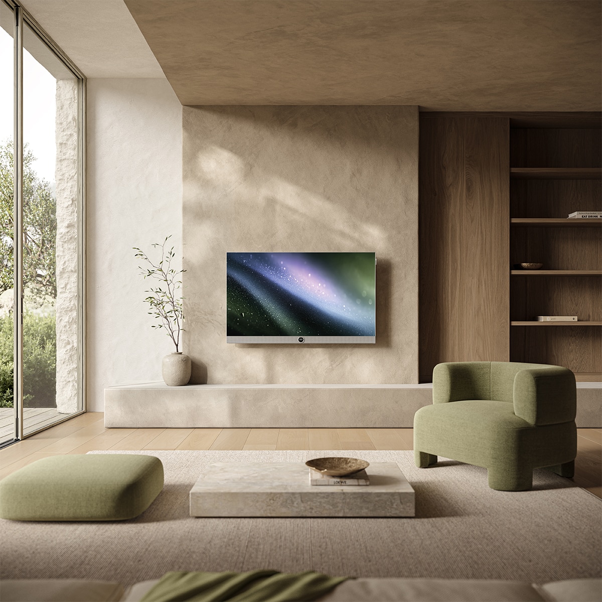 TV LED 81 cm (32'') Loewe vega 32, UHD 4K, Direct LED Full-Array, HDR, Wi-Fi y Smart TV con sonido frontal 60W Aluminio / Negro-6