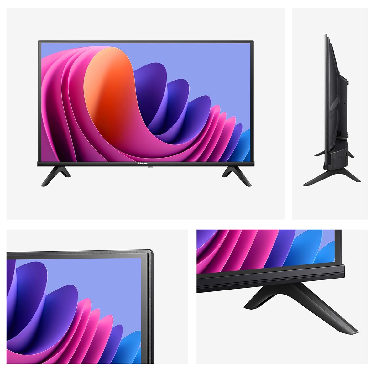 TV LED 100cm (40") Hisense 40A4N Full HD, Smart TV VIDAA U7 Negro-3