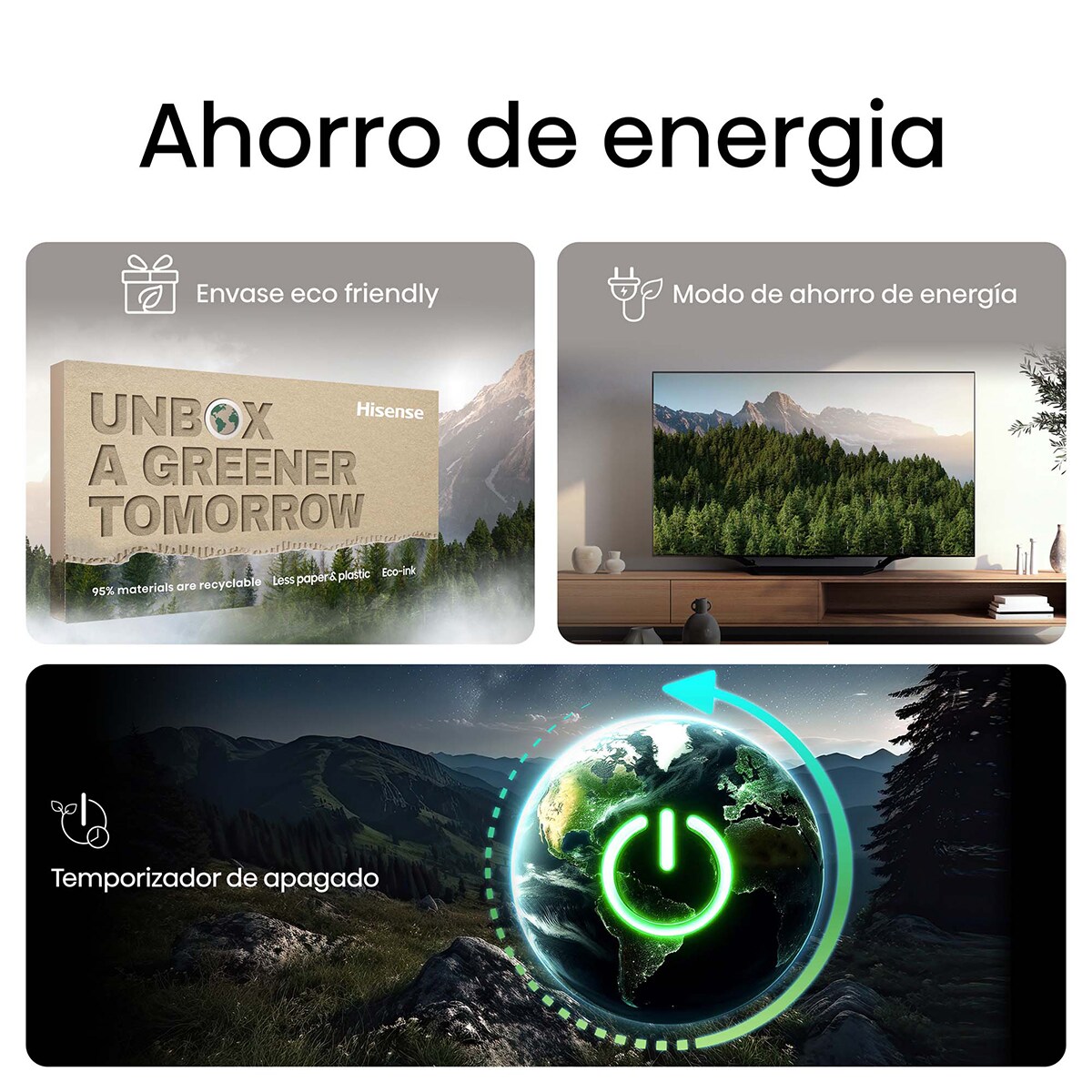 TV LED 100cm (40") Hisense 40A4N Full HD, Smart TV VIDAA U7 Negro-9