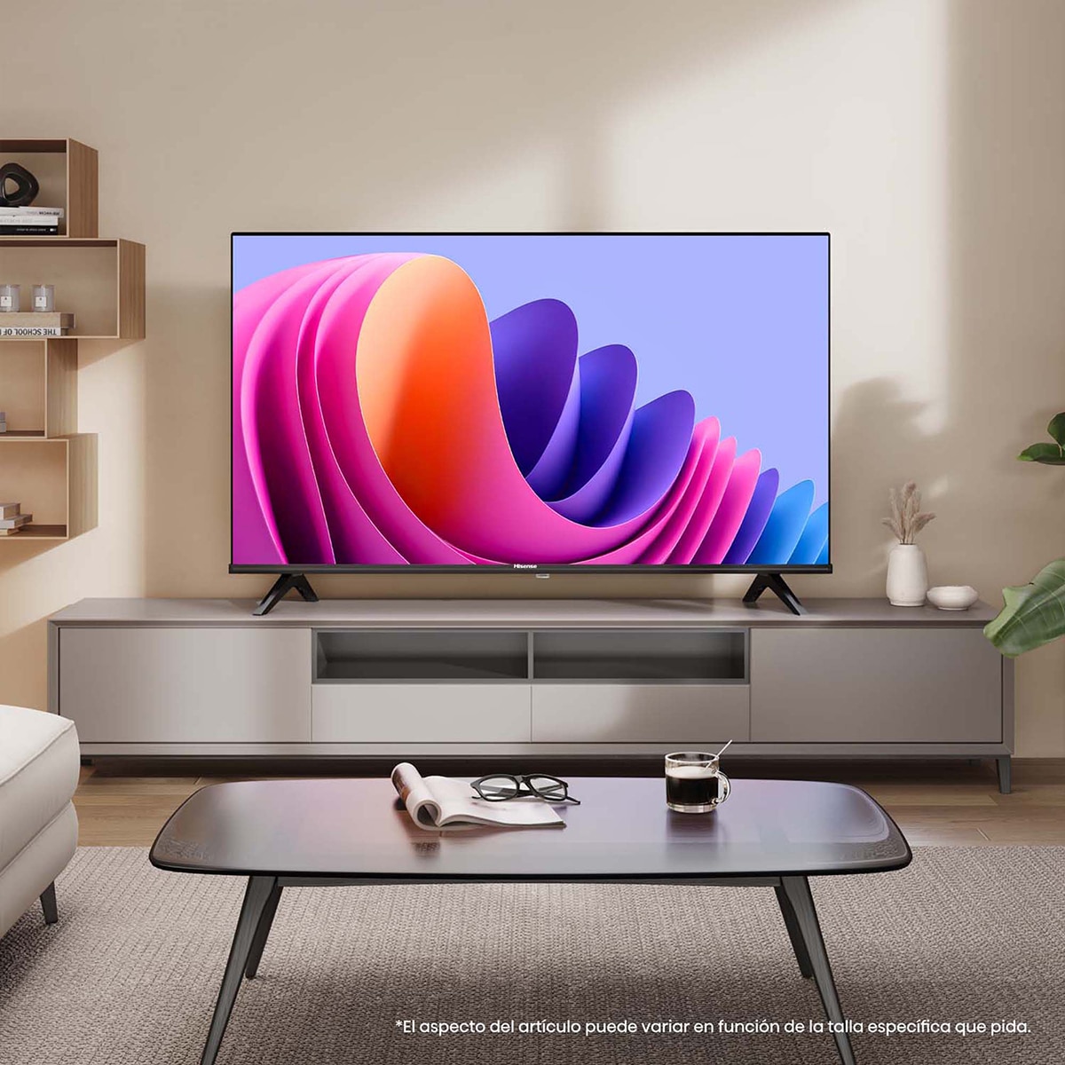 TV LED 100cm (40") Hisense 40A4N Full HD, Smart TV VIDAA U7 Negro-14