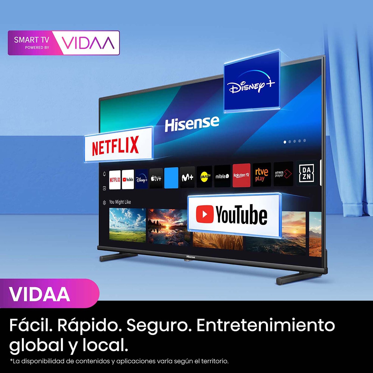 TV QLED 100cm (40") Hisense 40A5NQ Full HD Smart TV Negro-9