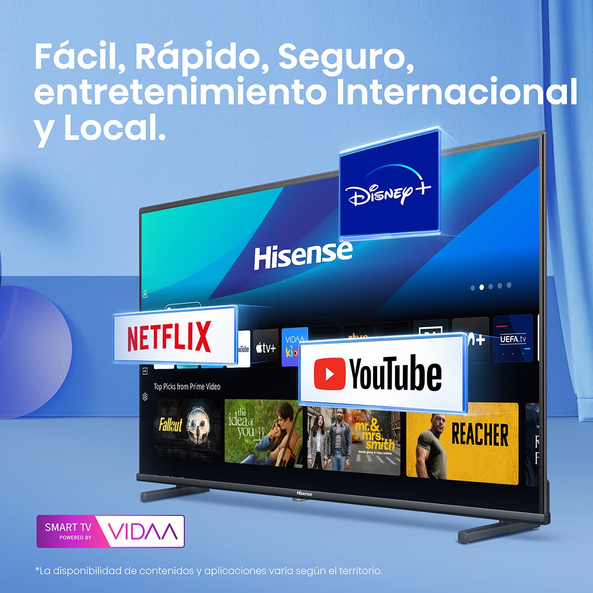 TV QLED 100 cm (40") Hisense 40A5Q, Full HD, Smart TV Negro-9