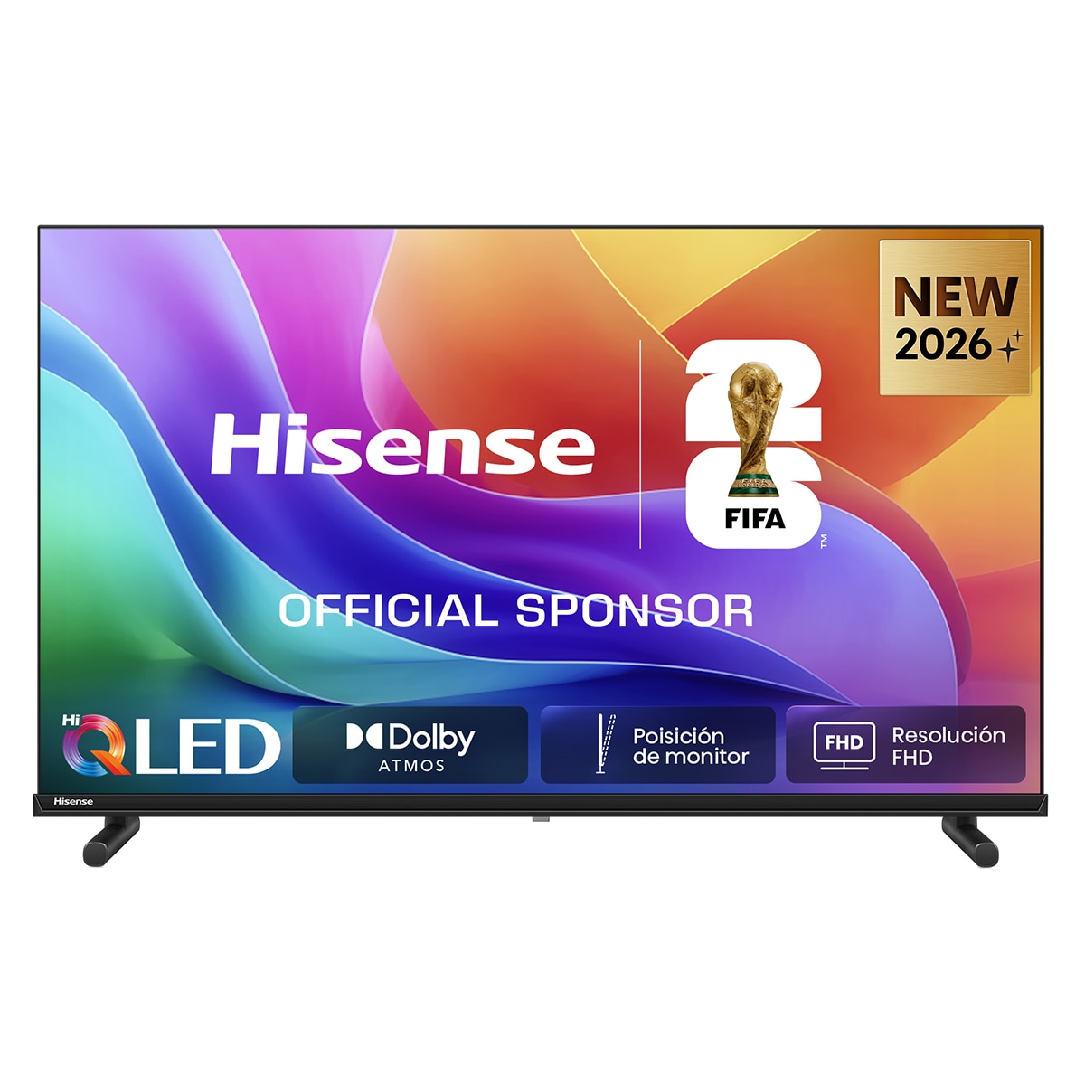 Imagen 0 de TV HI-QLED 40" (100 cm) Hisense 40A5S Full HD 4K Smart TV con IA