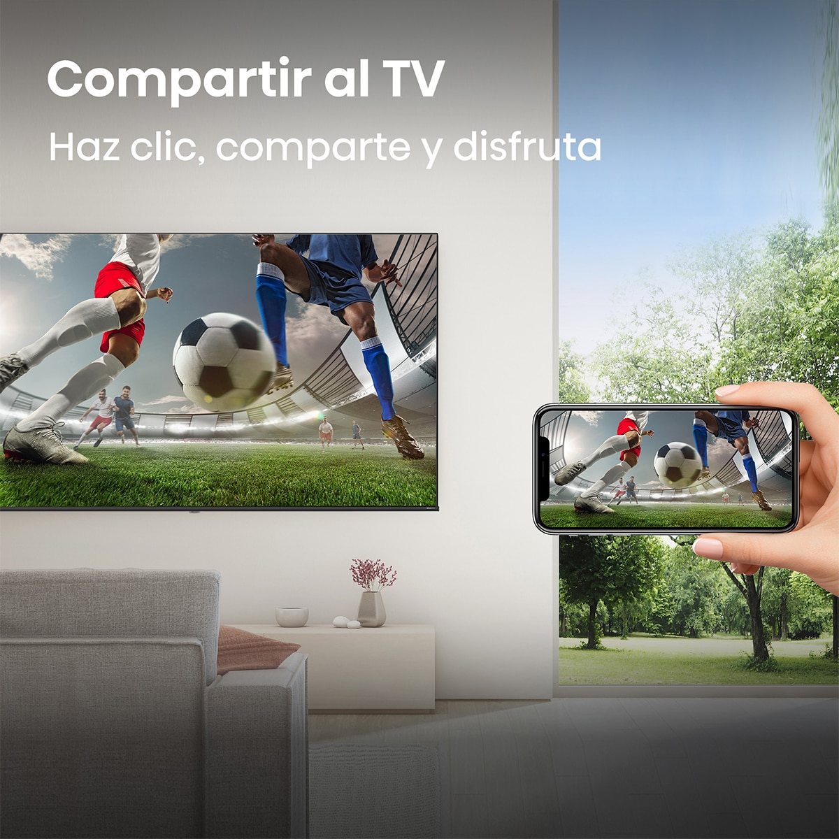 TV LED 40" (100 cm) Hisense 40A4S Full HD Smart TV Negro-6
