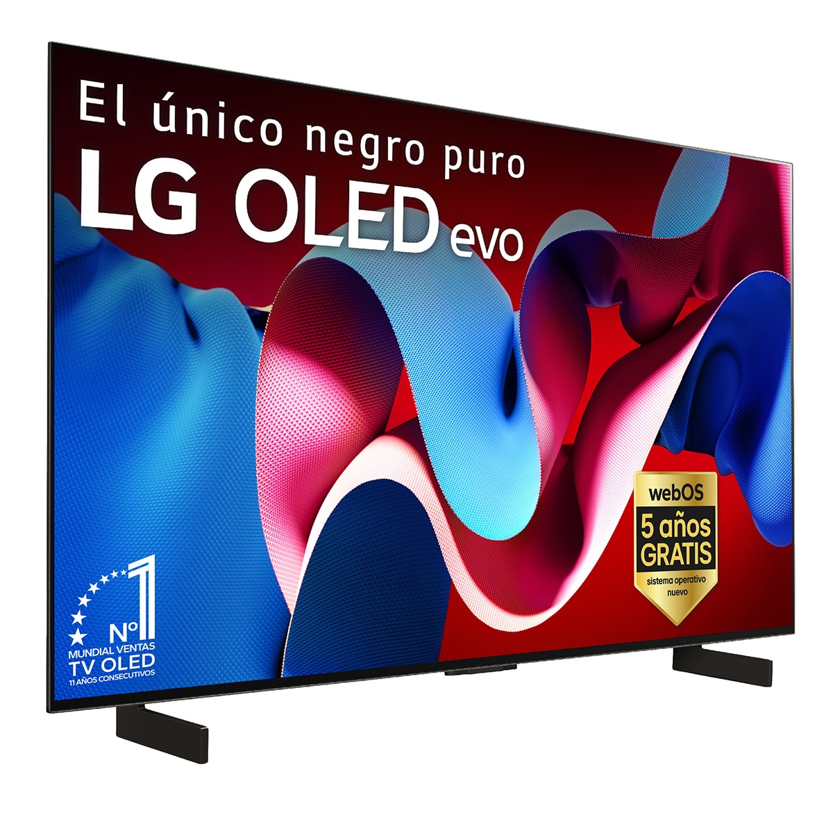 TV OLED 106cm (42") LG OLED42C45LA 4K con Smart TV WebOS24 Negro / Marrón-1