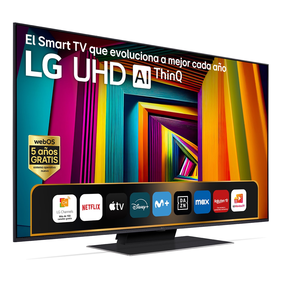 TV LED 108cm (43") LG 43UT91006LA UHD 4K con Smart TV WebOS24 Negro / Azul-1