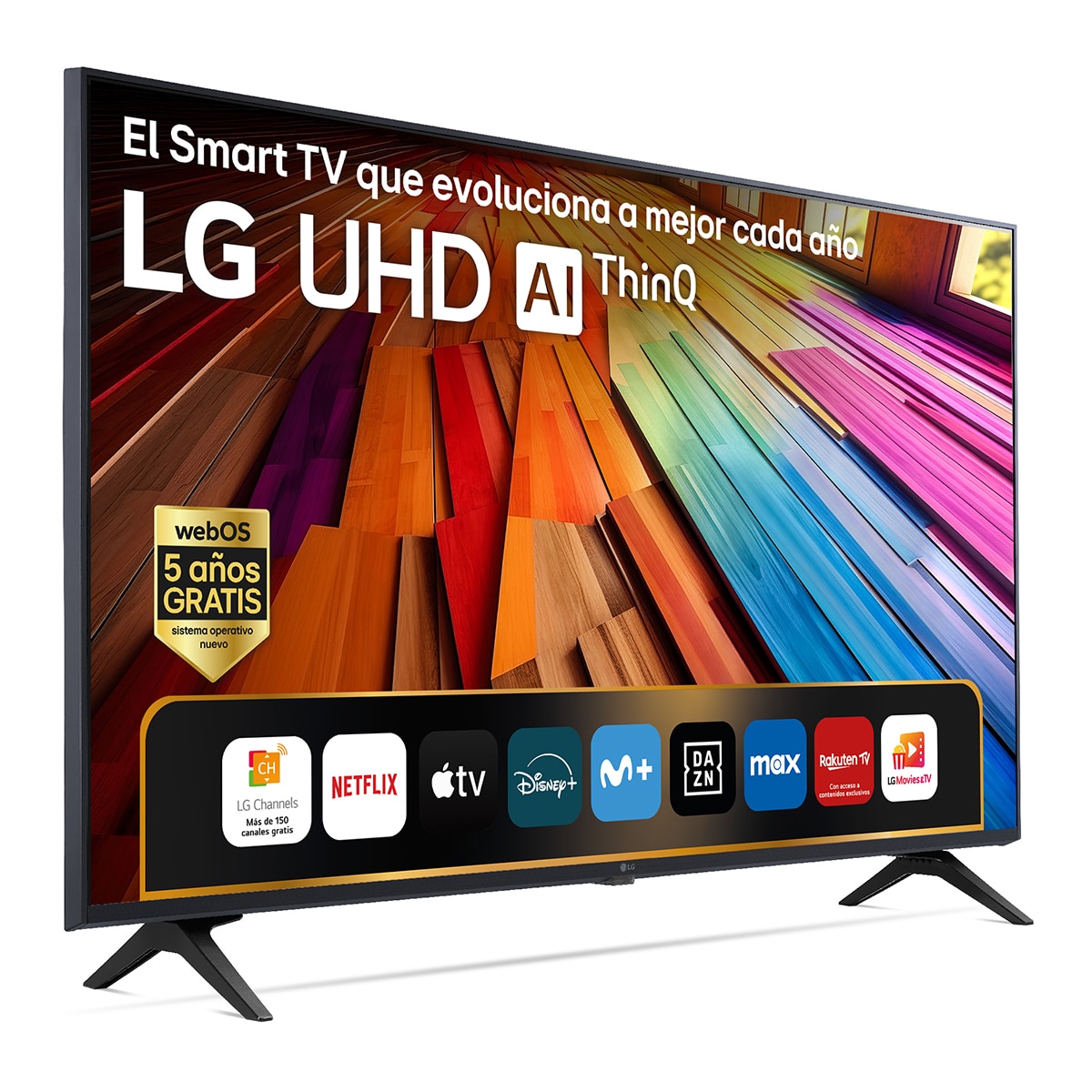 TV LED 108cm (43") LG 43UT80006LA UHD 4K con Smart TV WebOS24 Negro / Azul-1