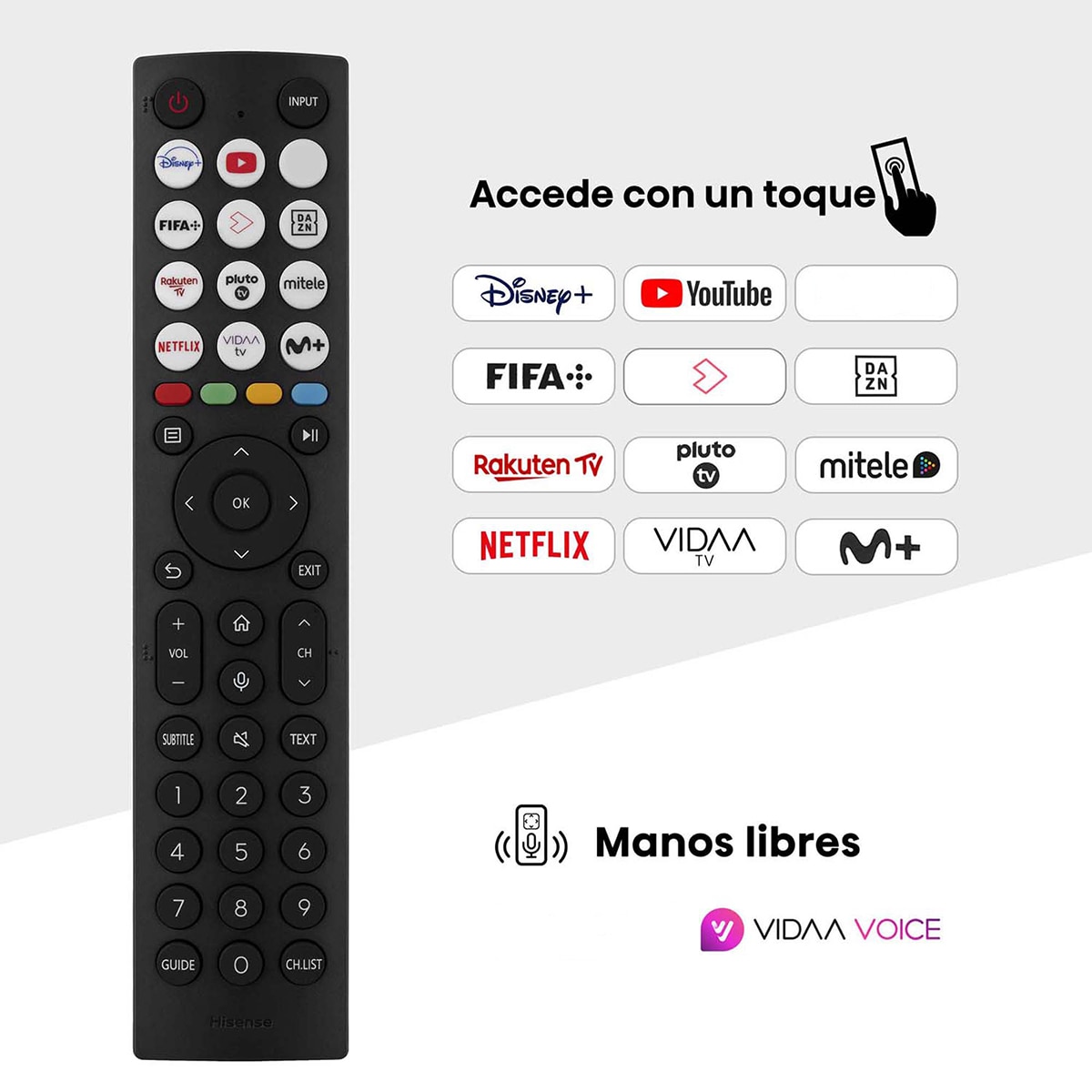 TV QLED 109cm (43") Hisense 43A7NQ UHD 4K Smart TV Gris carbón-9