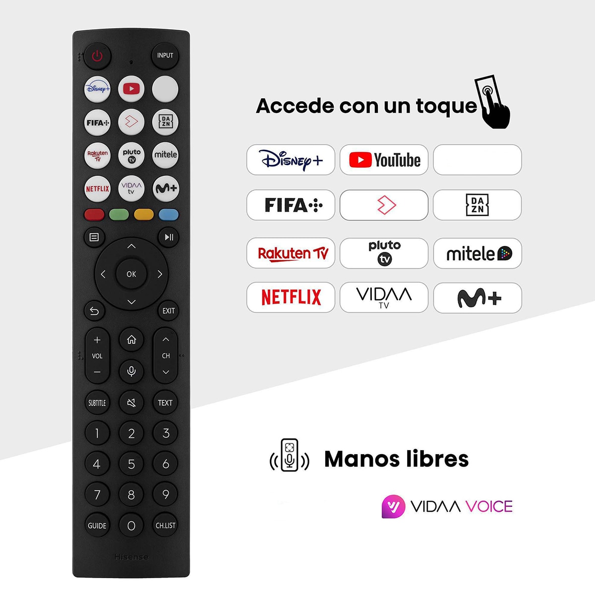 TV LED 109cm (43") Hisense 43A6N UHD 4K Smart TV Negro-13