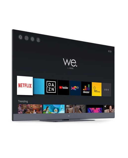 TV LED 108 cm (43'') We. SEE by LOEWE 43 UHD 4K, HDR, Wi-Fi y Smart TV, sonido frontal 60W Gris oscuro-2