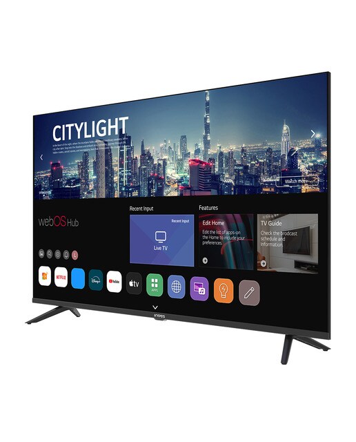 TV LED 109 cm (43") Inves LED-434KWBS2 4K SMT UHD 4K, Smart TV Negro-3