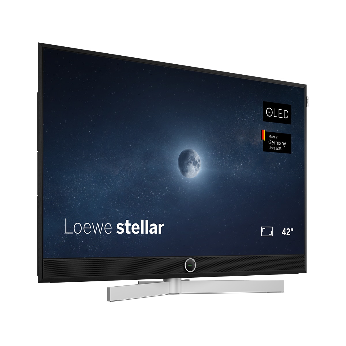 TV OLED 106 cm (42'') Loewe stellar 42 UHD 4K, HDR, Wi-Fi y Smart TV con barra de sonido de 80W Aluminio  negro / lava-2